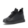 Μαύρα γυναικείες ανατομικές  sneakers remonte D2V06-00 σε γυναικεία παπούτσια μεγάλα νούμερα.