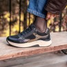 Μαύρα bronze γυναικεία ανατομικά αδιάβροχα sneakers remonte D3V00-03 σε γυναικεία παπούτσια μεγάλα νούμερα