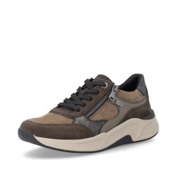 Καφέ μπρονζέ γυναικεία ανατομικά sneakers remonte D3V00-25 σε γυναικεία παπούτσια μεγάλα νούμερα.