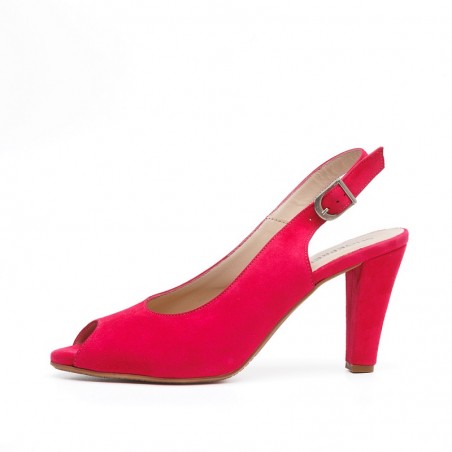 SHOEPREME Δερμάτινες PeepToe Γόβες 1055