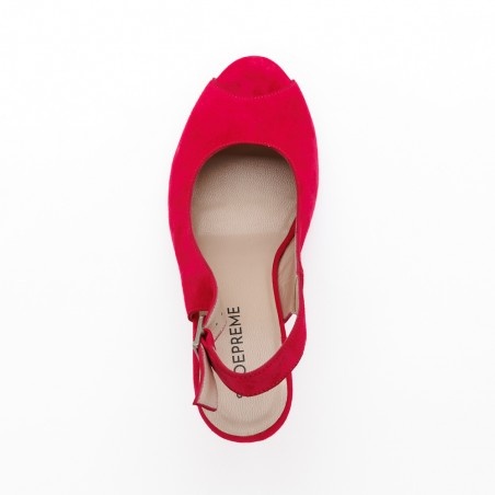 SHOEPREME Δερμάτινες PeepToe Γόβες 1055