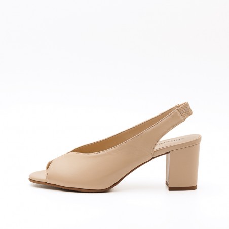 SHOEPREME Δερμάτινες PeepToe Γόβες 1308